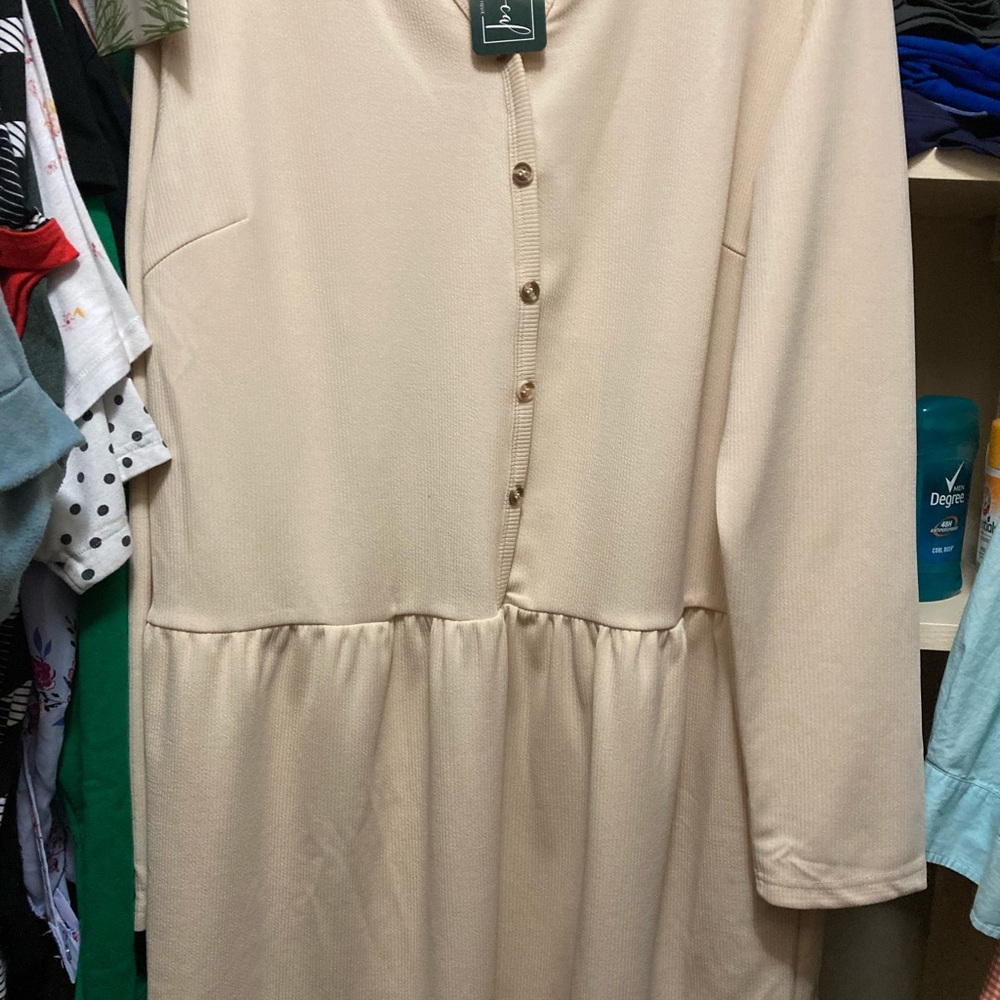 Cream colored dress
